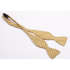 Georgia Tech Yellow Jackets Silk Hand Made Bowtie Adjustable by Rivetz of Boston